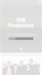 Mobile Screenshot of igniproductions.com